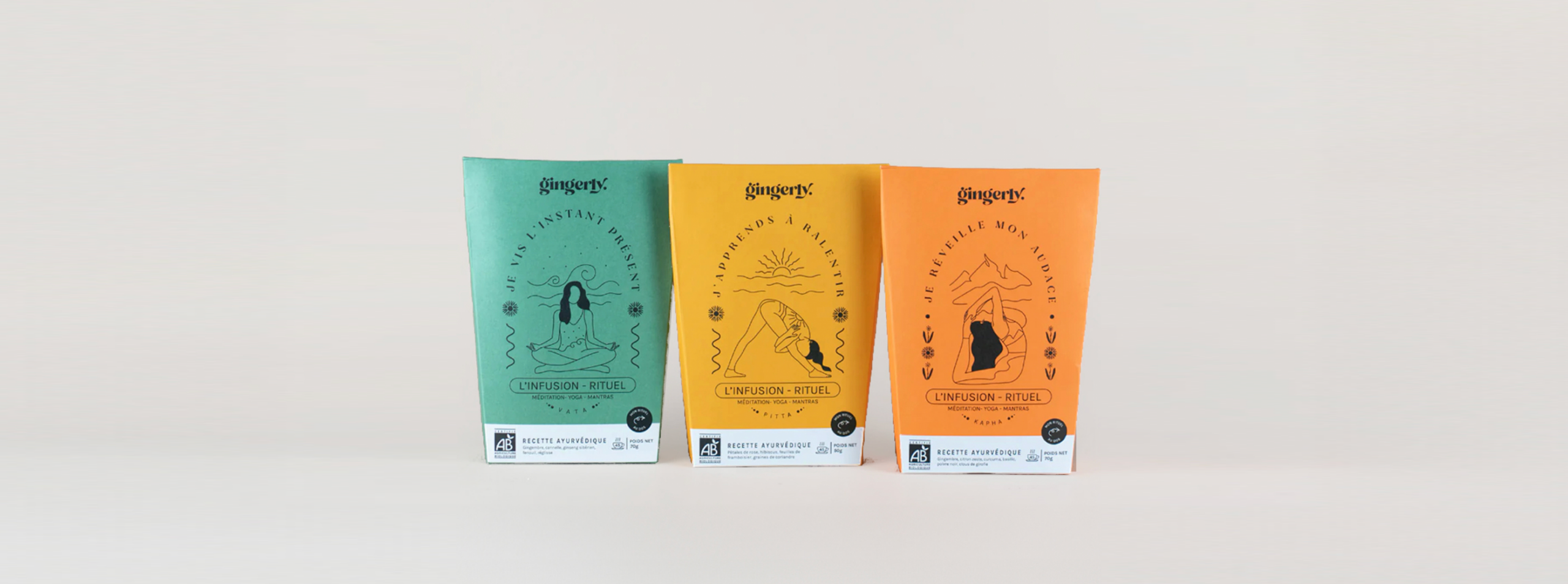 Gingerly packaging range
